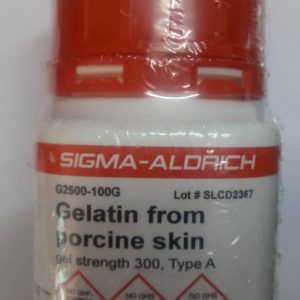 ژلاتین porcine skin واحد 100 گرم کدG2500 سیگما آلدریچ